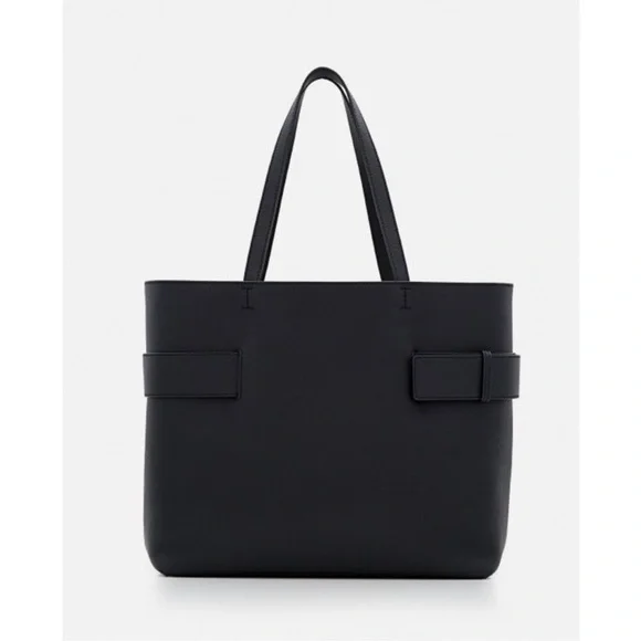 NEW ALEXANDER MCQUEEN SLING T-BAR SHOPPER TOTE BAG BLACK NWT! - Picture 7 of 7